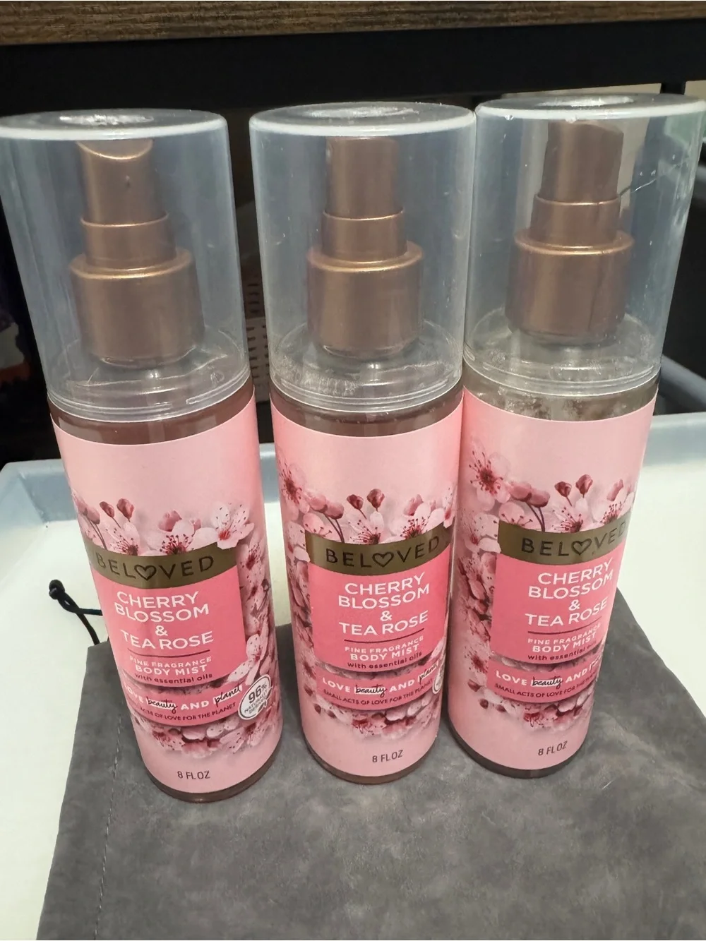 Beloved cherry blossom & tea rose body mist